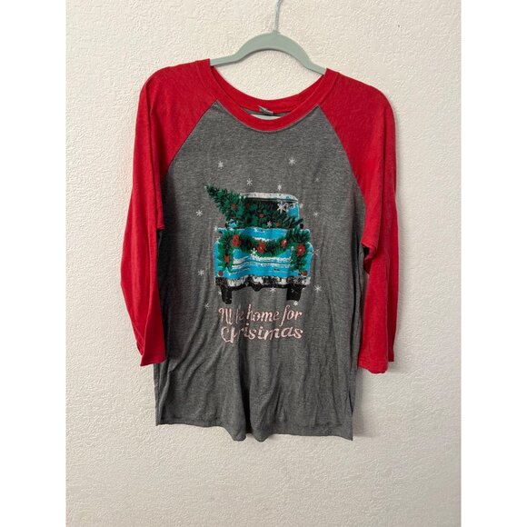 Next level Tops - I’ll Be Home for Christmas shirt women size large